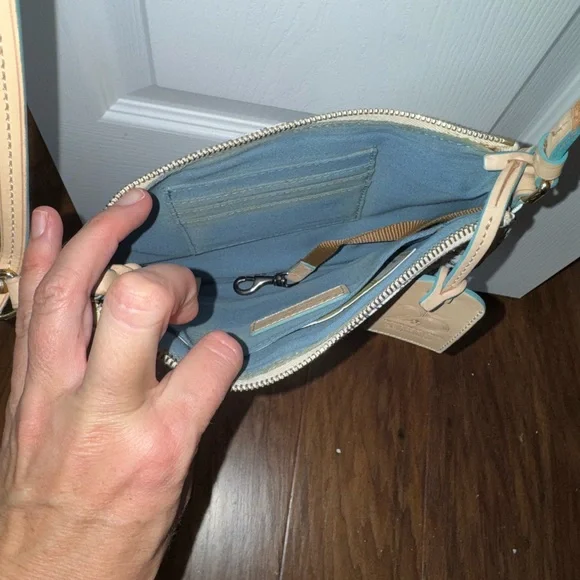 Dooney & Bourke Pink Disney Characters Foldover Crossbody Bag - Picture 13 of 14